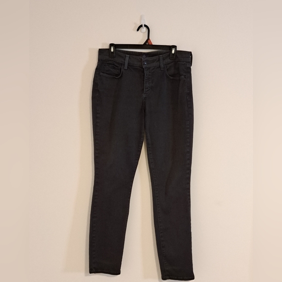 NYDJ Black Straight Leg Jeans Curvy Fit Missez Size 10 - Picture 4 of 8